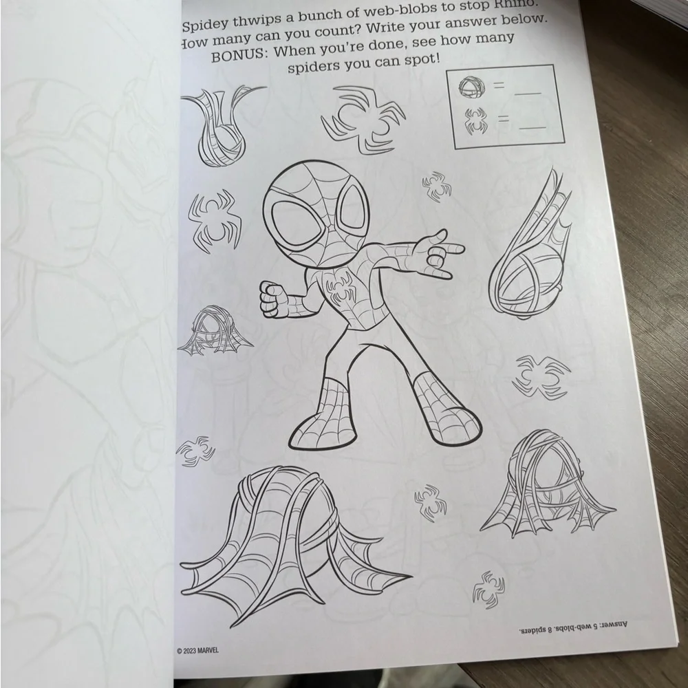 Marvel Spidey Amazing Friends Activity Book with Paint & Crayons